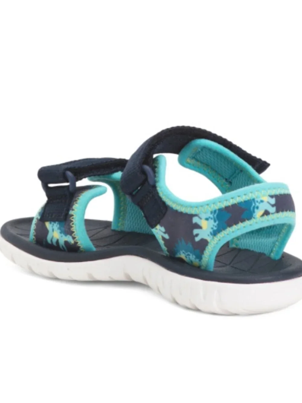 NWT CLARKS Wide Surfing Tide Sandals (Toddler) Dinosaur Print